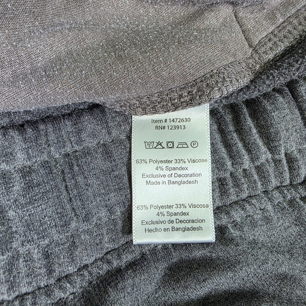 Jachs Men's Size Medium Gray Casual Shorts Elastic Waist Pull On Pockets - Picture 5 of 11